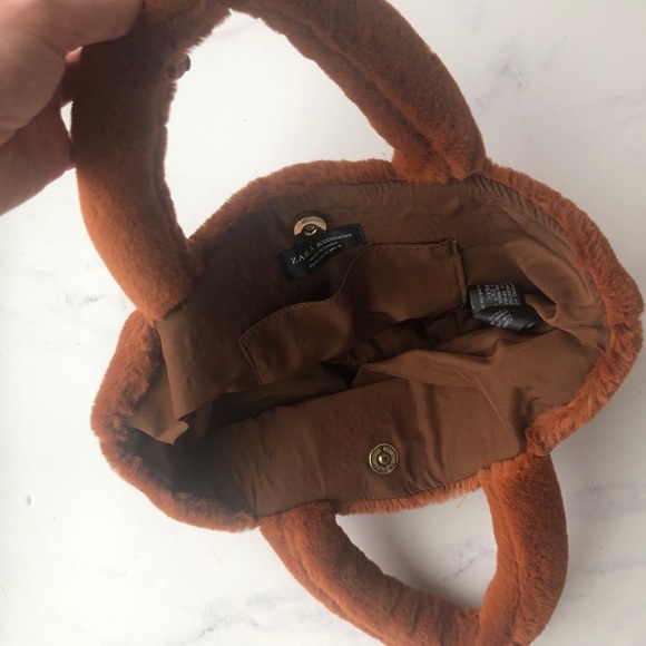 Zara Faux Fur Bag - Picture 2 of 2